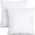 Utopia Bedding Throw Pillows Insert (Pack of 2, White) – 18 x 18 Inches Bed and Couch Pillows – Indoor Decorative Pillows