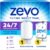 Zevo Flying Insect Trap for Indoors: Light Trap Captures Fruit Flies, Gnats and Houseflies, Starter Kit (1 Plug-in Base + 1 Cartridge)